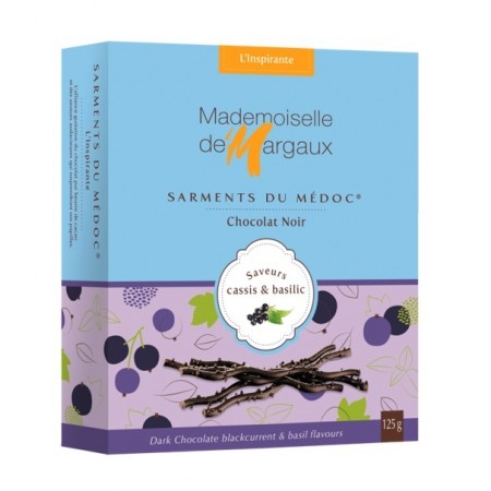 Mademioselle de Margaux - Sarment du Medoc Mørk sjokolade med solbær og basilikum,125g 