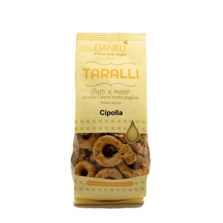 Taralli- Cipolla (Løk), 240g, Danieli