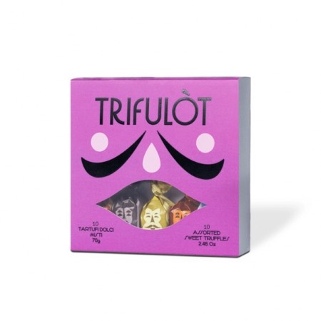 Trifulot - Gaveeske med 10 stk sjokoladetrøfler, 70 g
